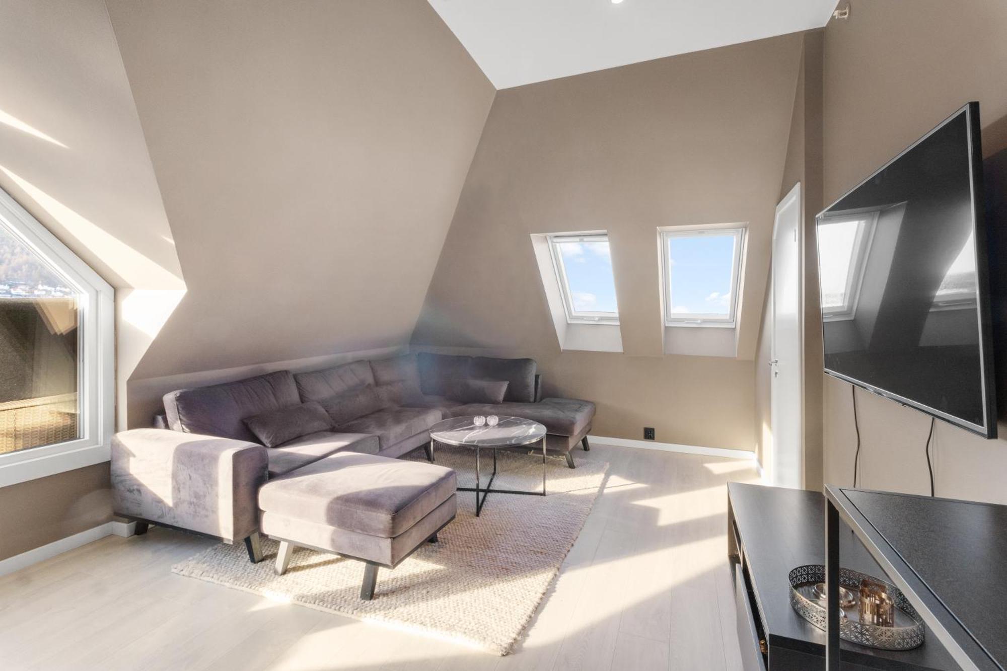 Penthouse Apartment In Bergen Zewnętrze zdjęcie